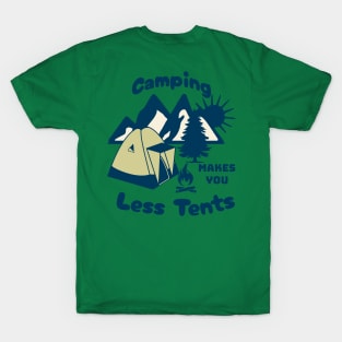 2 Sided Camping Funny Vintage Tshirt T-Shirt